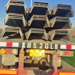 Hot Rolled Z Type Y390 Q390 Astm A36 Q345 Steel Sheet Pile SYW295 SYW390 SY295 SPIII U Type Hot Rolled Carbon Section Steel Piling Steel Sheet Pile