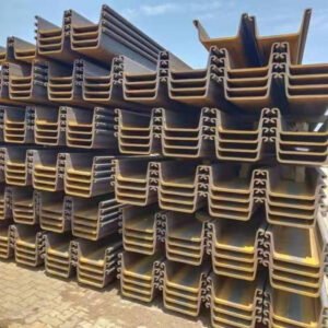 Hot Rolled Z Type Y390 Q390 Astm A36 Q345 Steel Sheet Pile SYW295 SYW390 SY295 SPIII U Type Hot Rolled Carbon Section Steel Piling Steel Sheet Pile