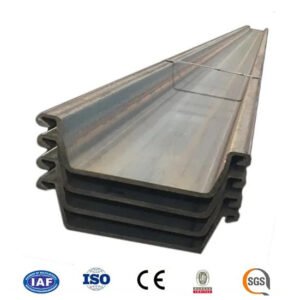 Hot Rolled Z Type Y390 Q390 Astm A36 Q345 Steel Sheet Pile SYW295 SYW390 SY295 SPIII U Type Hot Rolled Carbon Section Steel Piling Steel Sheet Pile