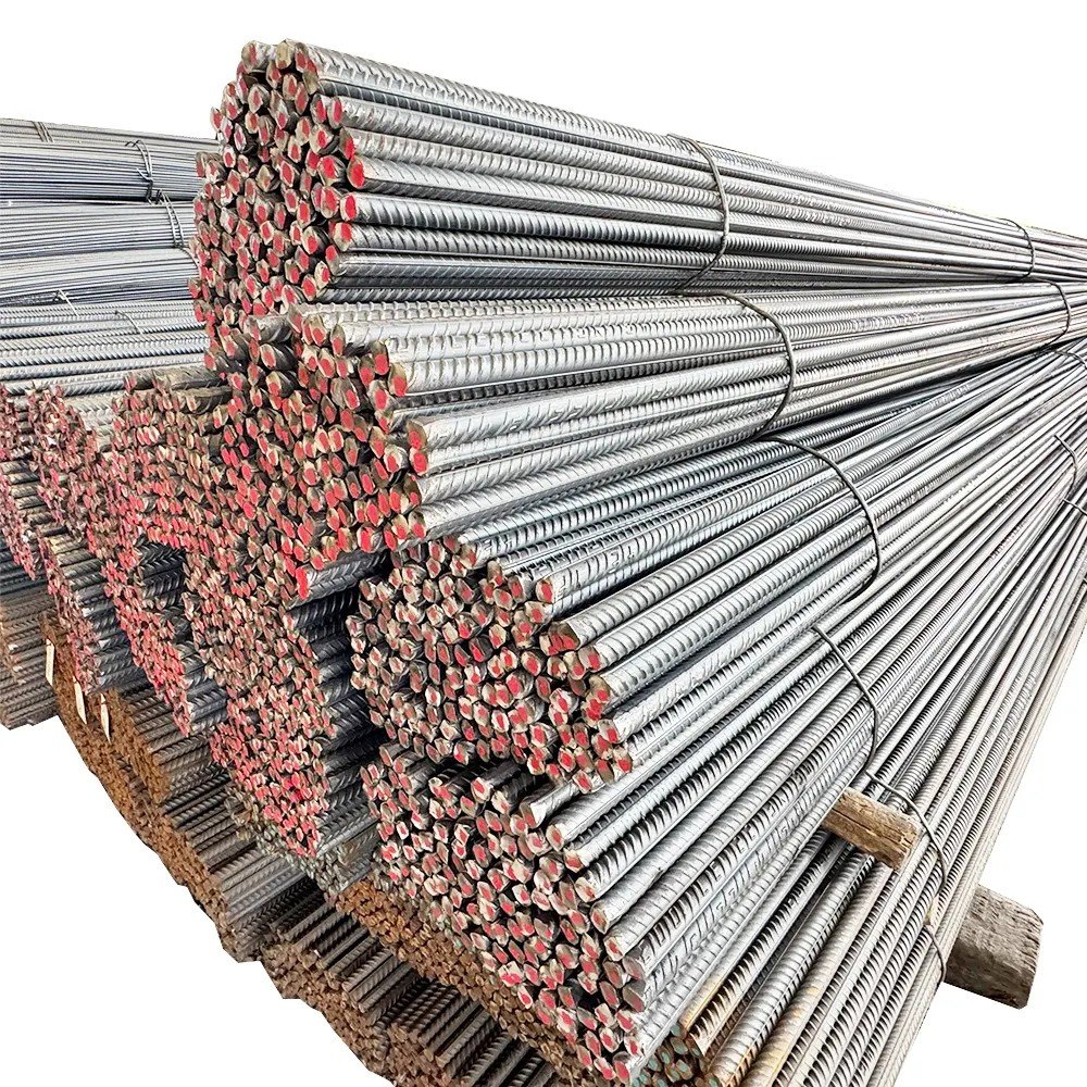 ASTM 201 304 316 Stainless Steel Rebar 6mm-30mm Diameter Custom Cut Length carbon steel rebar HRB400E HRB500E 6-40MM Straight Bar Coil Bar